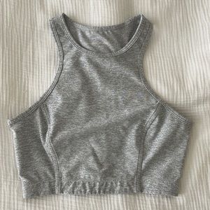 outdoor voices grey athena crop